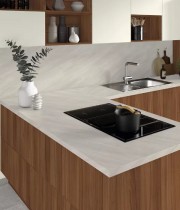 Кухненски плот F675 ST75 Камък Калвиa Светлосив