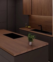 Кухненски плот H1386 ST40 дъб касела кафяв